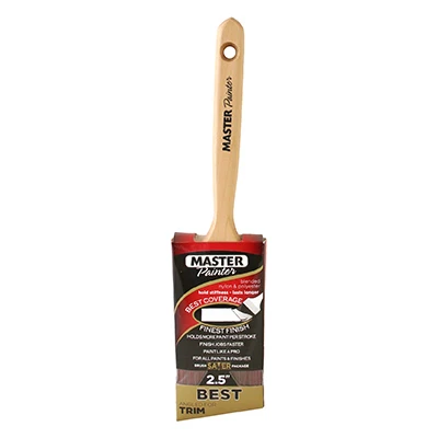2.5-inch Angle Sash Paint Brush With Wood Handle