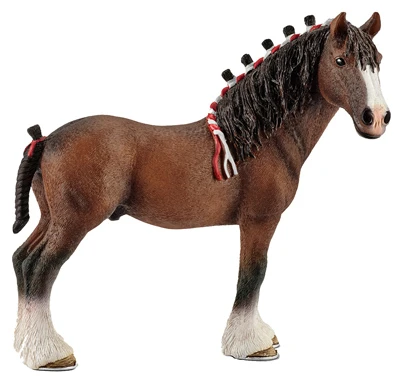 Clydesdale Gelding Toy Animal Figure, Ages 3 & Up