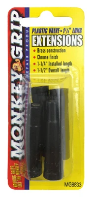 Plastic Valve Extension, 1-1/4 In., 4-Pk.