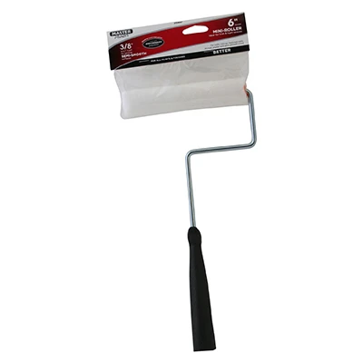 Paint Roller Cover With Frame, White Knit, 3/8-In. Nap, 6.5-In.