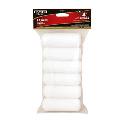 Mini Paint Roller Covers, High-Density Foam, 4 In., 6-Pk.