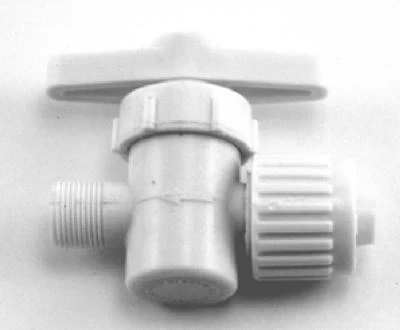 Compression Straight Stop Valve, 1/4 Turn, 1/2 Pex x 3/8-In.