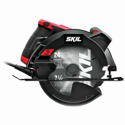 Circular Saw with Laser Beam, 7.25 In., 15-Amp