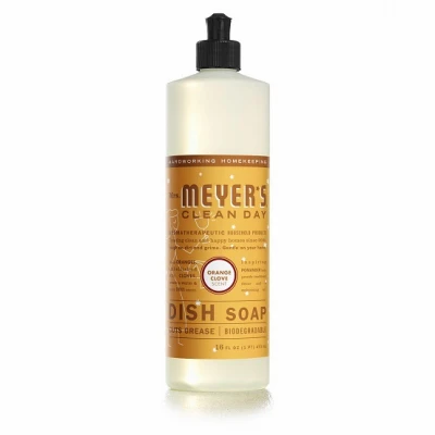 Liquid Dish Soap, Holiday Orange Clove Scent, 16 oz.