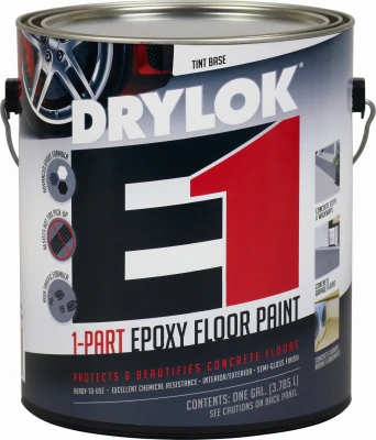 Epoxy Floor Paint, Tint Base Semi-Gloss, Gallon