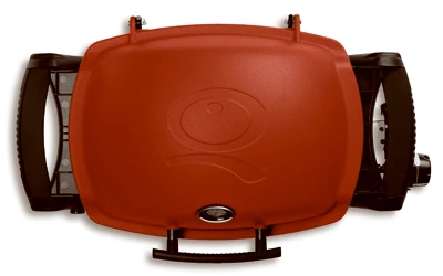 Q-1200 Portable Gas Grill, 8500 BTU, Red