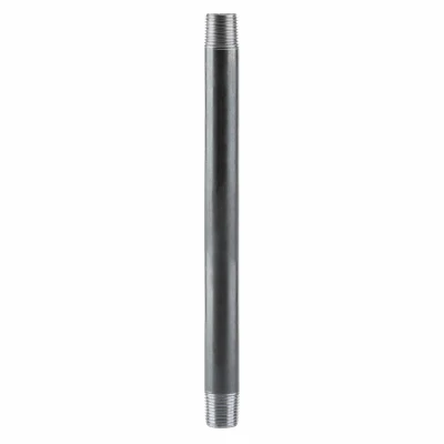 1/2 x 10 In. Black Pipe Nipple