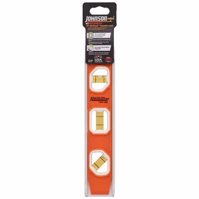 Big J Pro 10 In. Aluminum Magnetic Torpedo Level With 3 Vials