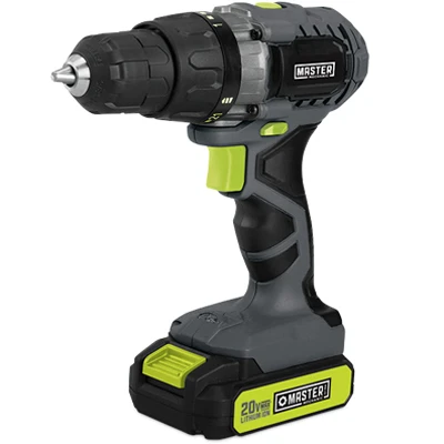 20-Volt Compact Cordless Drill Kit, 3/8-In., Lithium-Ion Battery