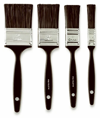 4 Piece Varnish and Utility Brush Set for Painting and Finishing