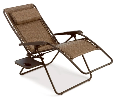 Extra Large Padded Zero Gravity Chair With Side Table - Model Fc630-68080xl-dm220
