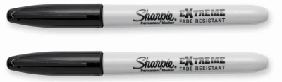 Extreme Sharpie Permanent Marker, Black, 2-Ct.