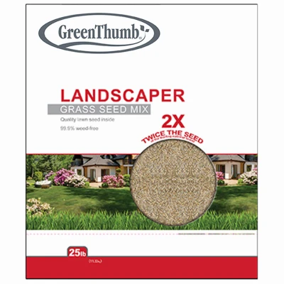 Landscaper Grass Seed Mix, 25 Lbs., Covers 5,000 Sq. Ft.