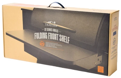 22 Series Folding Front Grill Shelf, 12.5 x 26 x 4 In.