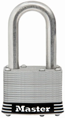 Keyed Laminated Padlock, 1-3/4 In., 1.5-In. Long Shackle