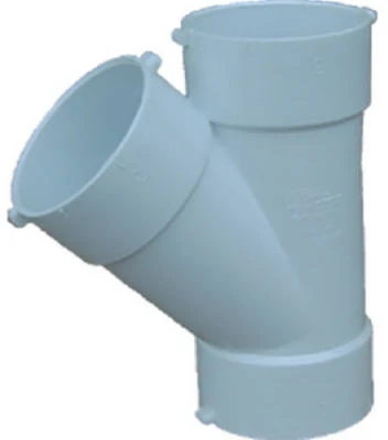 PVC Wye Sewer & Drain, 6 In.