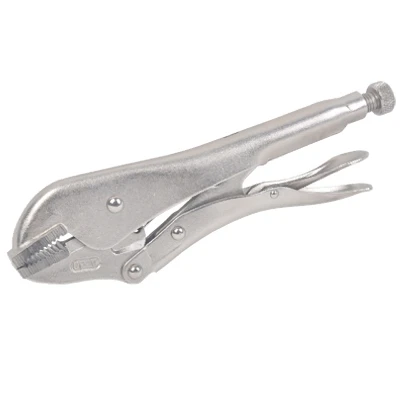10 Inch Straight Jaw Locking Pliers with Adjustable Grip and Durable Steel Construction