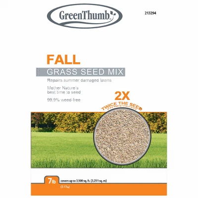 Fall Grass Seed Mix, 7 Lbs., Covers 1,750 Sq. Ft.