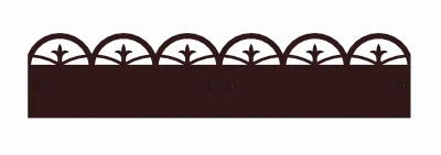 **8x36 BLK Border Edging