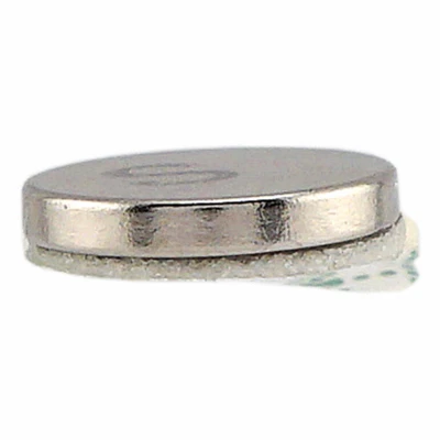 Super Neodymium Disc Magnets with Adhesive, 12-Pk.