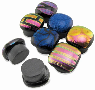 Ceramic Disc Magnet, 5 x 1.875-In., 10-Pc.