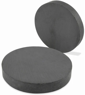 Ceramic Disc Magnet, 1 x 1.56-In., 6-Pc.