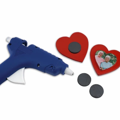 Ceramic Disc Magnet, 1 x 1.56-In., 6-Pc.