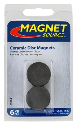 6PC Cera Disc Magnets