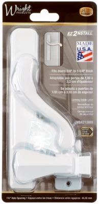Bayfield Surface Door Latch, White