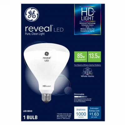 Reveal HD+ LED Light Bulb, 1000 Lumens, 13.5 Watt