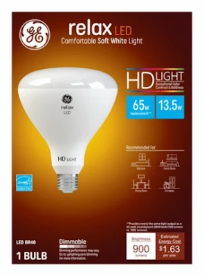 Relax HD LED Floodlight Bulb, Soft White, 900 Lumens, 13 Watt