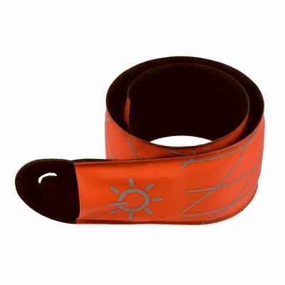 SlapLit Red LED Slap Wrist Wrap for Visibility and Safety