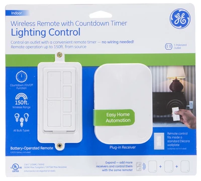 Wireless Remote Lighting Control With Countdown Timer