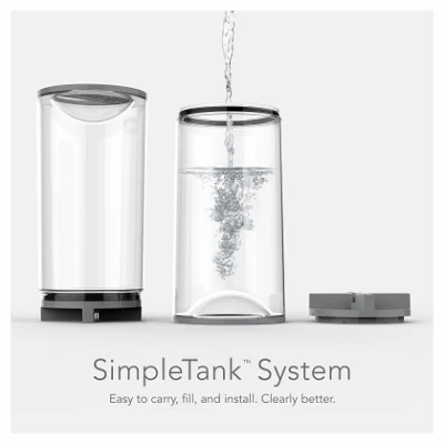 Evaporative Humidifier with Adjustable Humidity Control and Easy-Fill Water Tank