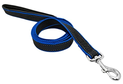 PE 3/4x6 BLK/BLU Leash