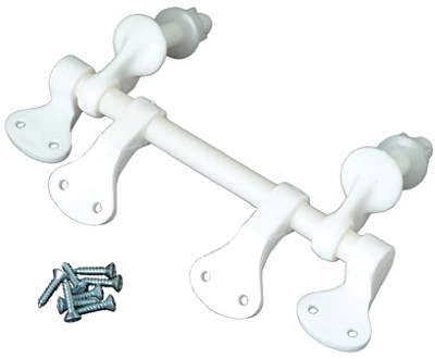 Plastic Toilet Seat Hinge Replacement Part Durable White Finish