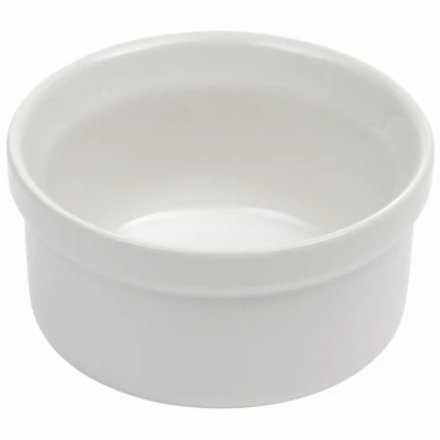 Ramekin, White Ceramic, 4-oz.