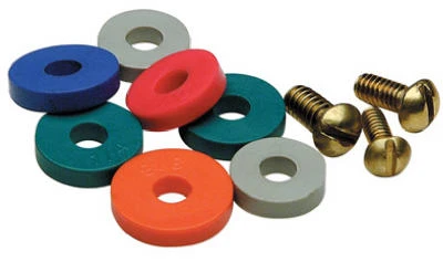 Faucet Washer Assortment With Brass Screws - Model Sc2191