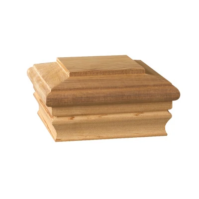 Cedar Newport Classic Wood Post Cap, 4 x 4 In.