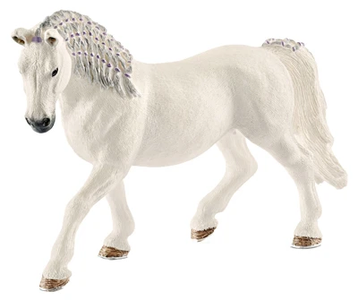 White Lipizzaner Mare Toy Animal Figure For Ages 3 And Up - Model 13819