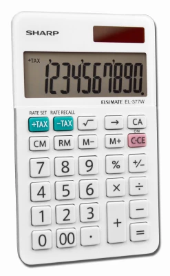 Large Display Pocket Calculator with 8-Digit LCD Screen and Solar Power