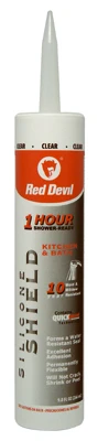 Silicone Shield Kitchen/Bath Sealant, Clear, 9-oz.