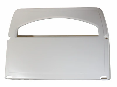 White Toilet Seat Cover Dispenser for Restrooms, Wall-Mounted, Durable Plastic