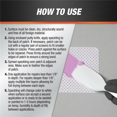 DryDex Wall Repair Patch Kit