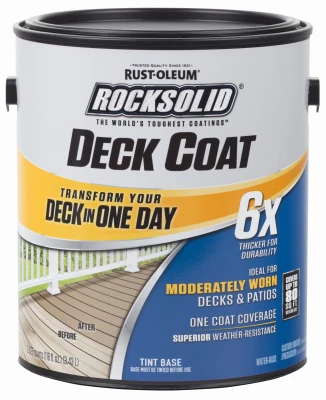 RockSolid Deck & Concrete 6X Resurfacer, Tint Base, Gallon