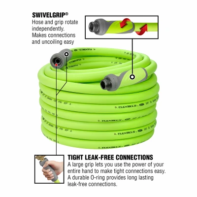 Garden Hose, Lightweight, 5/8 In. x 100 Ft.