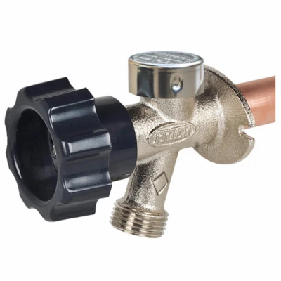 Frostproof Anti-Siphon Wall Hydrant, 12 Inch, Durable Outdoor Water Faucet