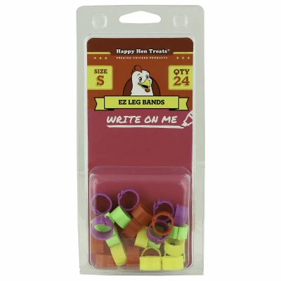 Ez Leg Band, Small, 26 Ct, 4 Assorted Colors, Model 17130