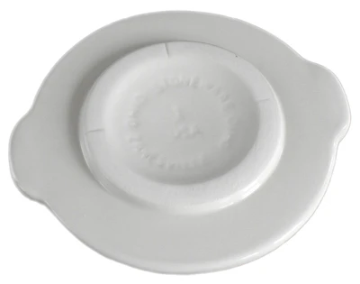 Bristol Crock Cover, White, 1-Gal.