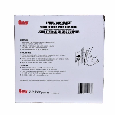 Urinal Wax Ring for 1.5 to 2 Inch Drain Size, Durable Seal